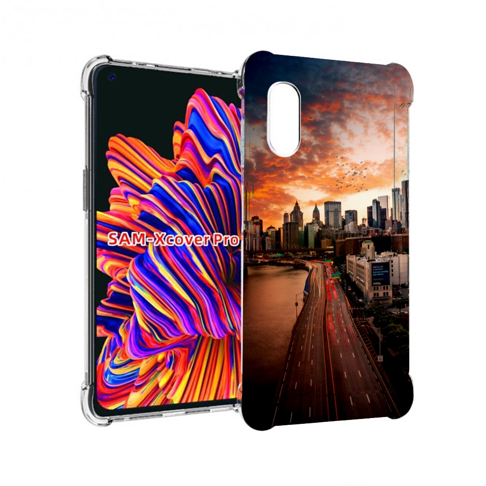 

Чехол MyPads американский город фото для Samsung Galaxy Xcover Pro 1, Прозрачный, Tocco