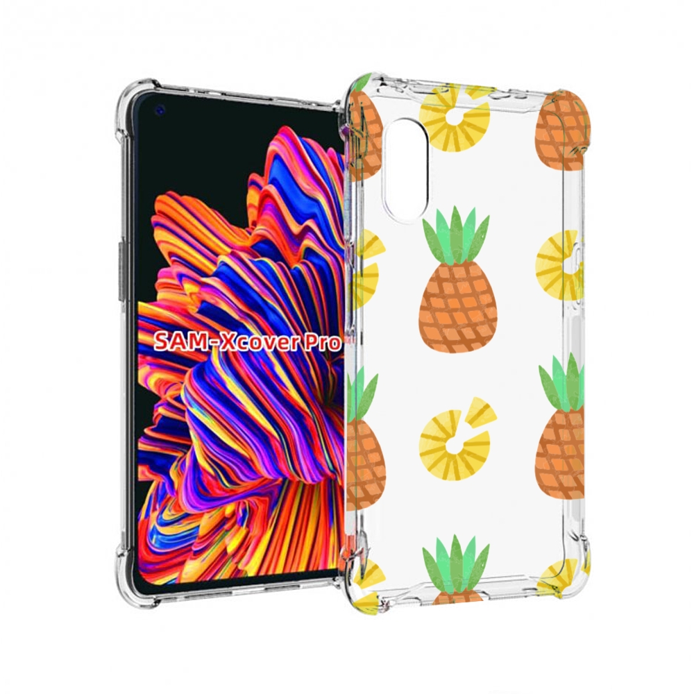 

Чехол MyPads ананасики для Samsung Galaxy Xcover Pro 1, Прозрачный, Tocco