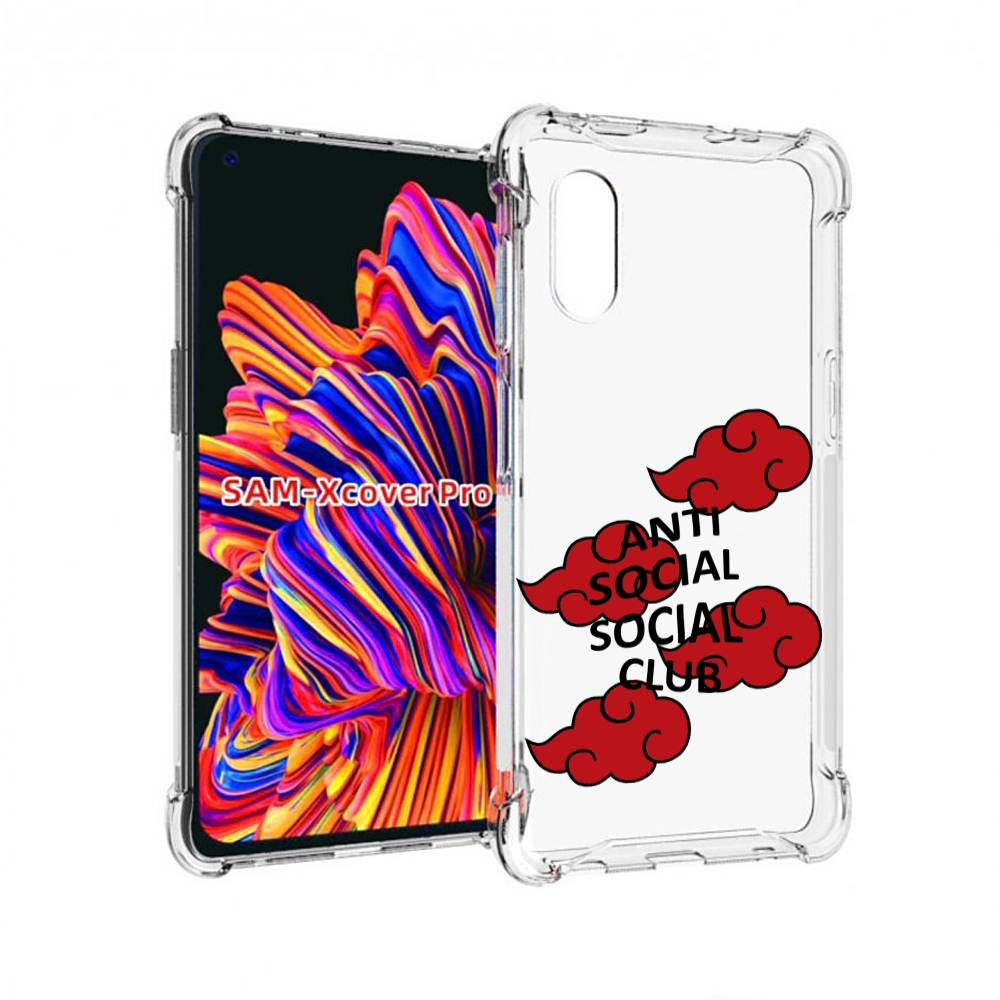

Чехол MyPads анти-социал-социал-клаб для Samsung Galaxy Xcover Pro 1, Прозрачный, Tocco