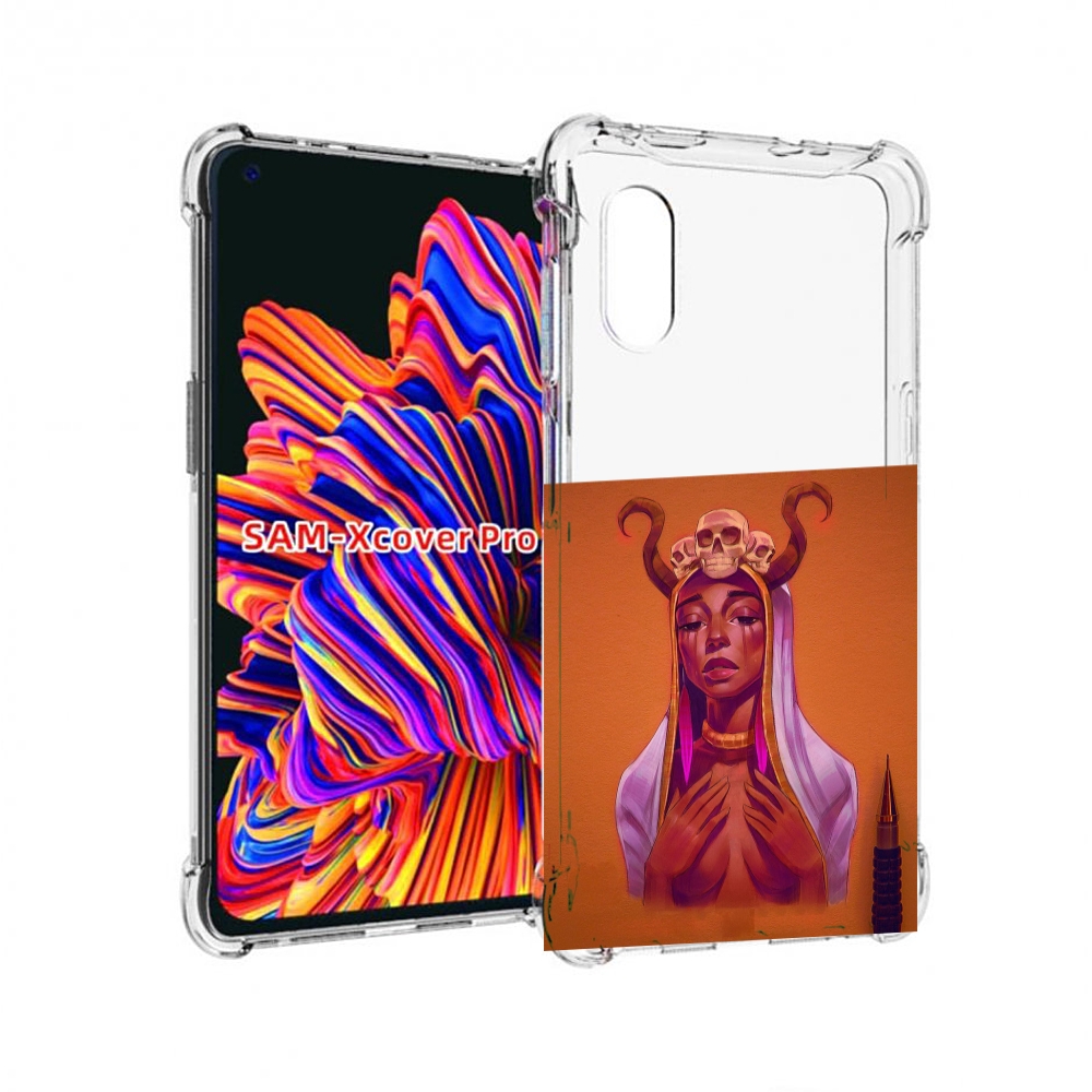 

Чехол MyPads античная-девушка для Samsung Galaxy Xcover Pro 1, Прозрачный, Tocco