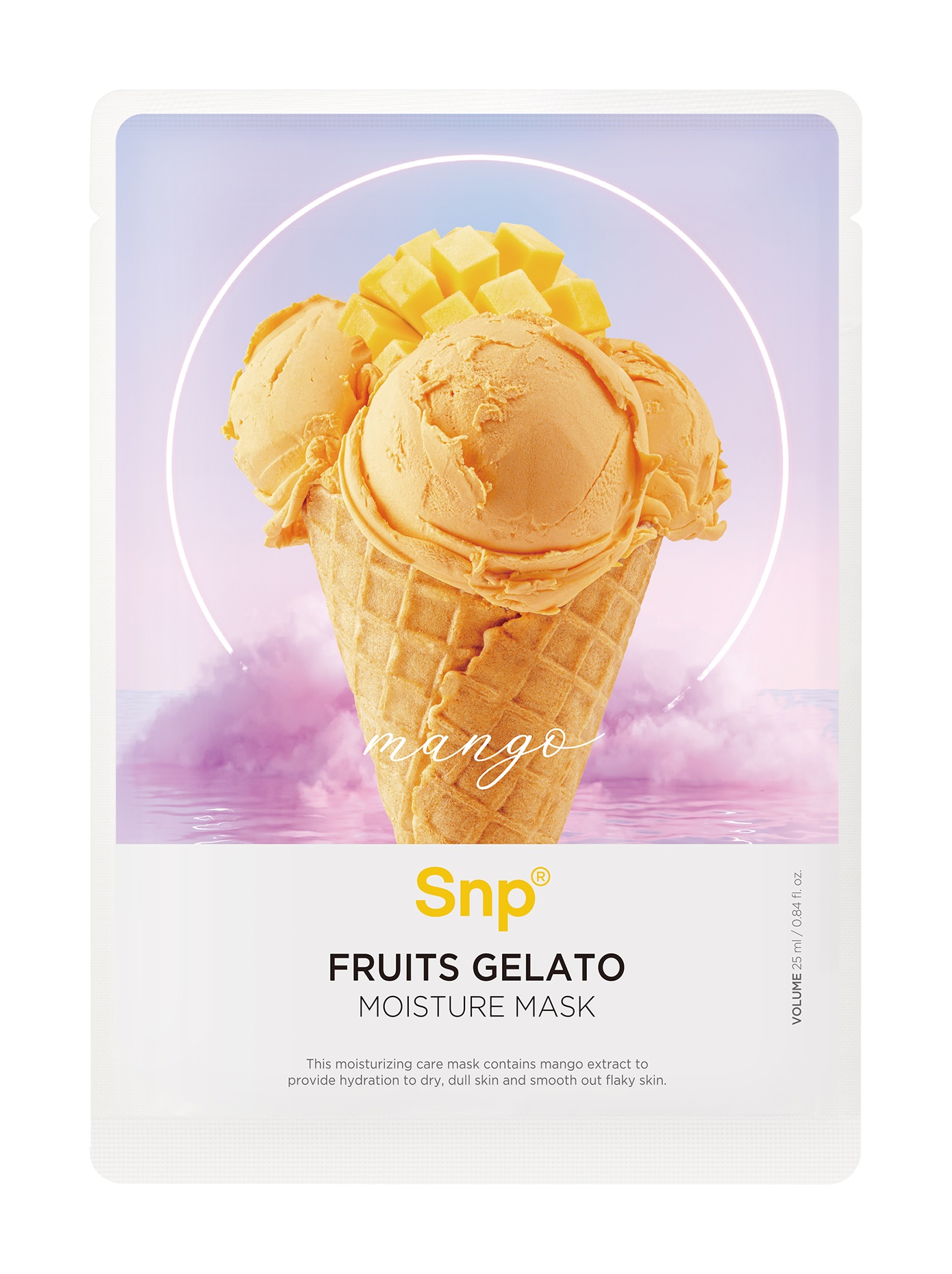 фото Маска для лица snp mango fruits gelato moisture mask 25 мл