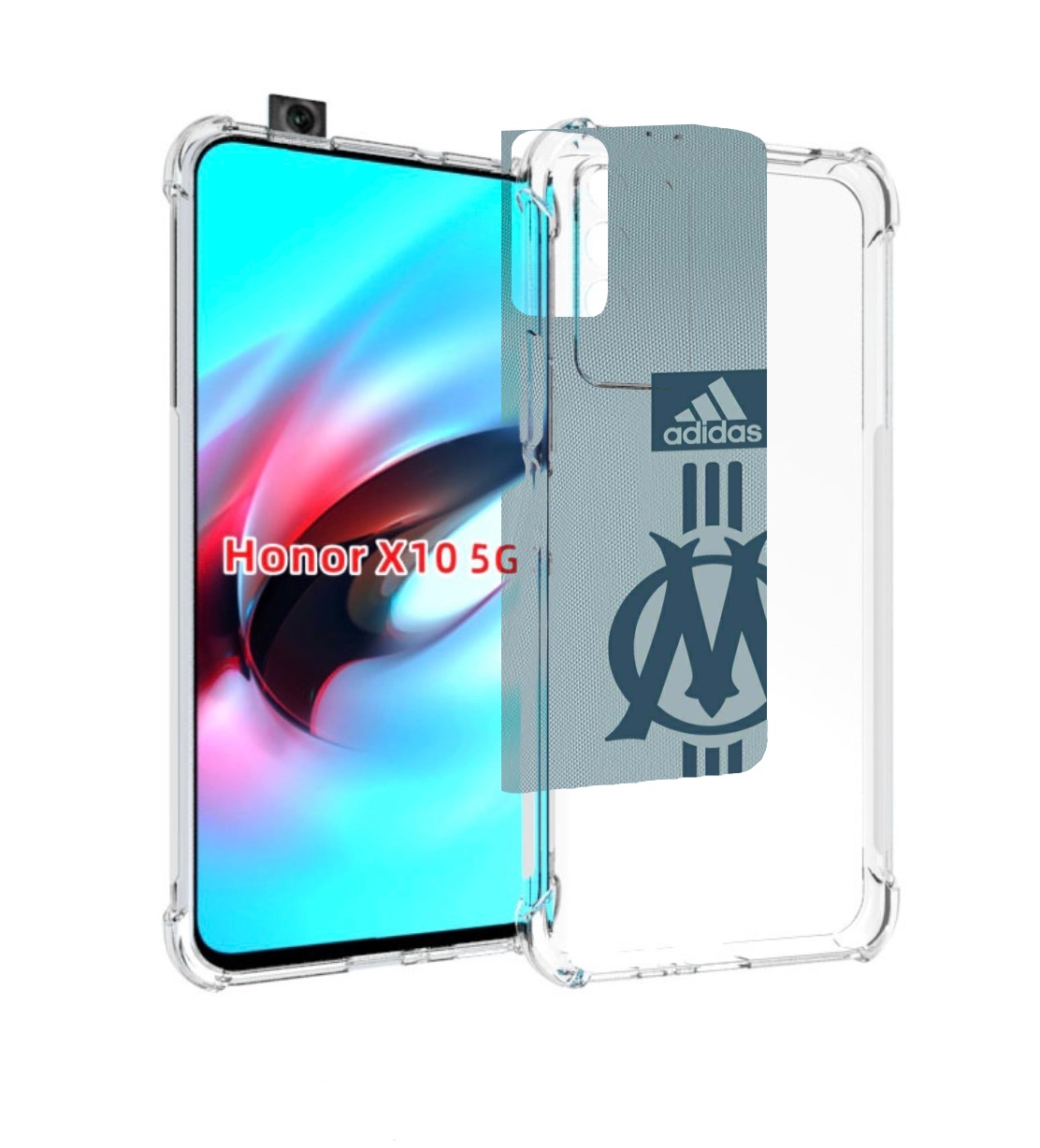 

Чехол MyPads фк марсель для Honor X10, Прозрачный, Tocco