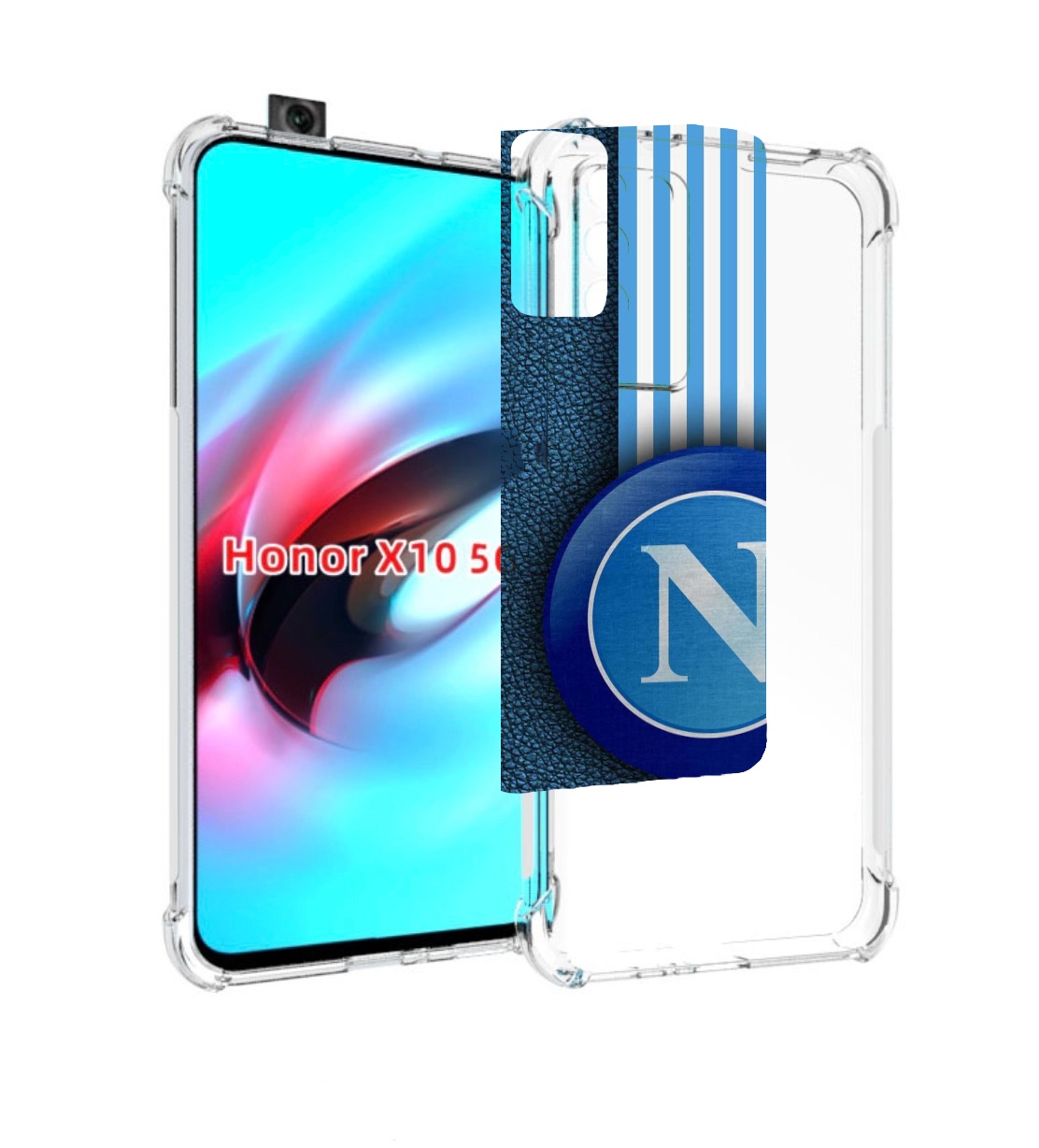 Чехол MyPads фк наполи мужской для Honor X10