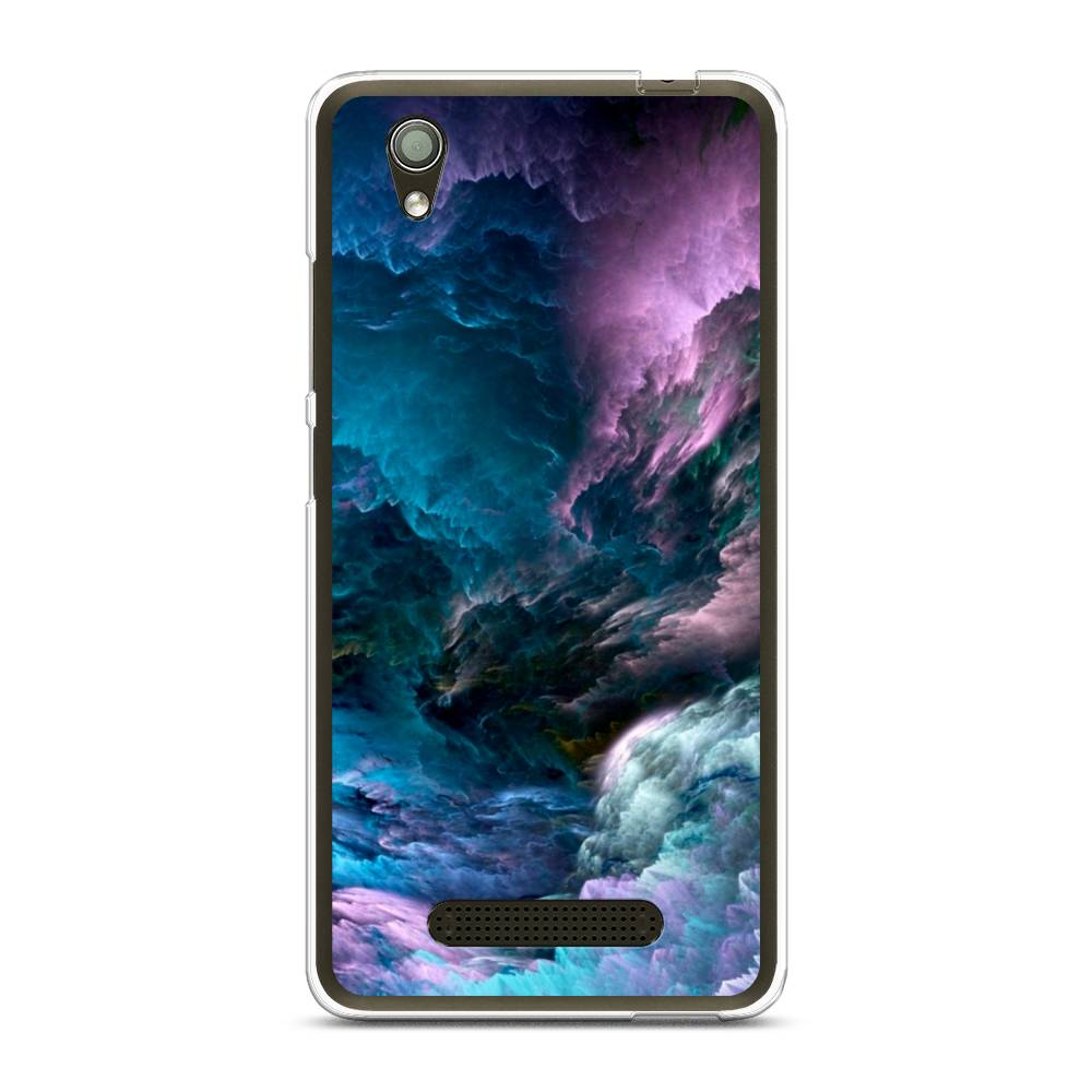 

Чехол на ZTE Blade X3 "Загадочное небо", Синий;фиолетовый, 130650-2