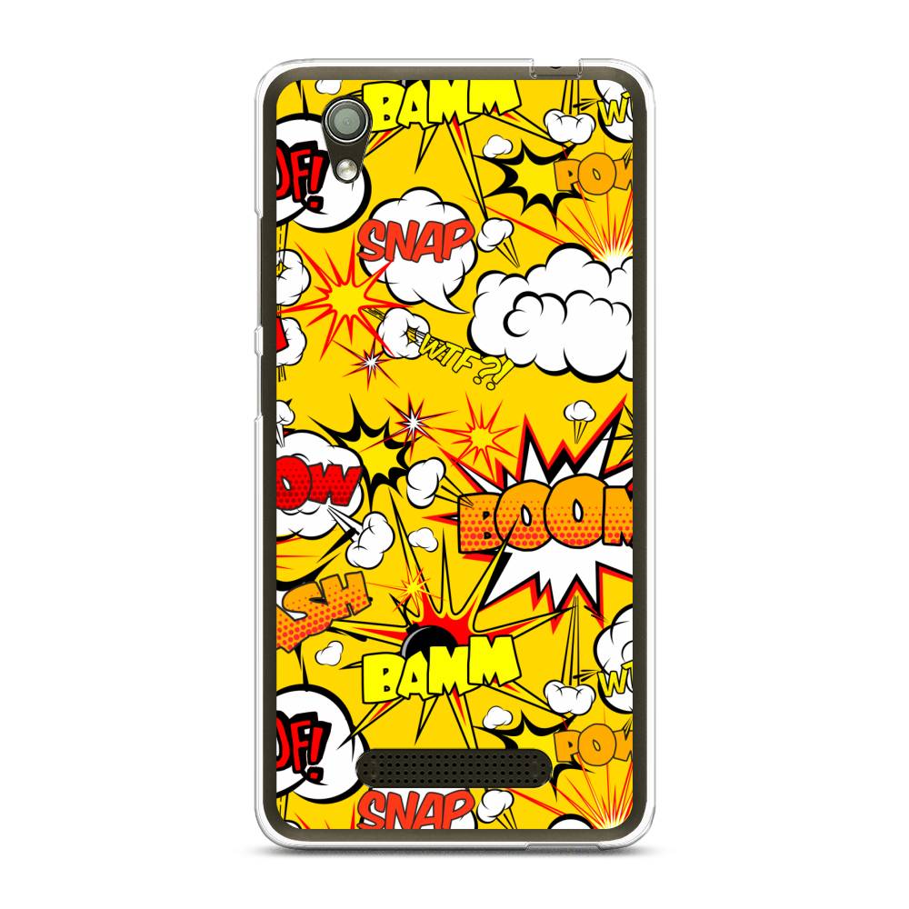 

Чехол на ZTE Blade X3 "Поп Арт эффекты", Желтый;белый;оранжевый, 130650-6