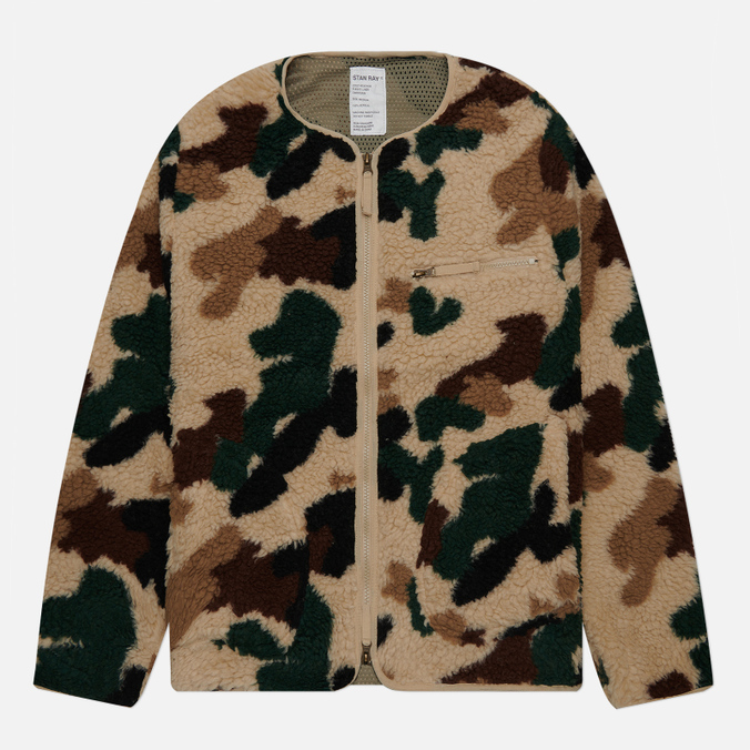 

Мужская толстовка Stan Ray Fleece Layer Cardigan бежевый, Размер L, Fleece Layer Cardigan