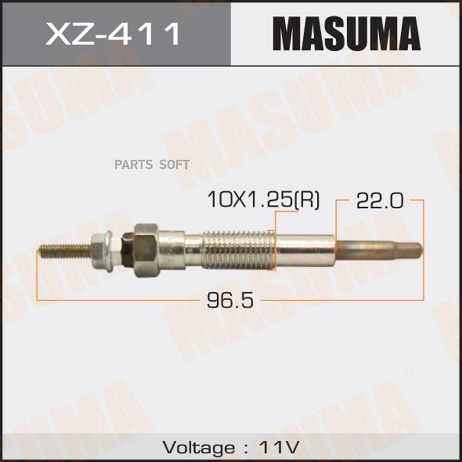 Свеча накала MASUMA xz411