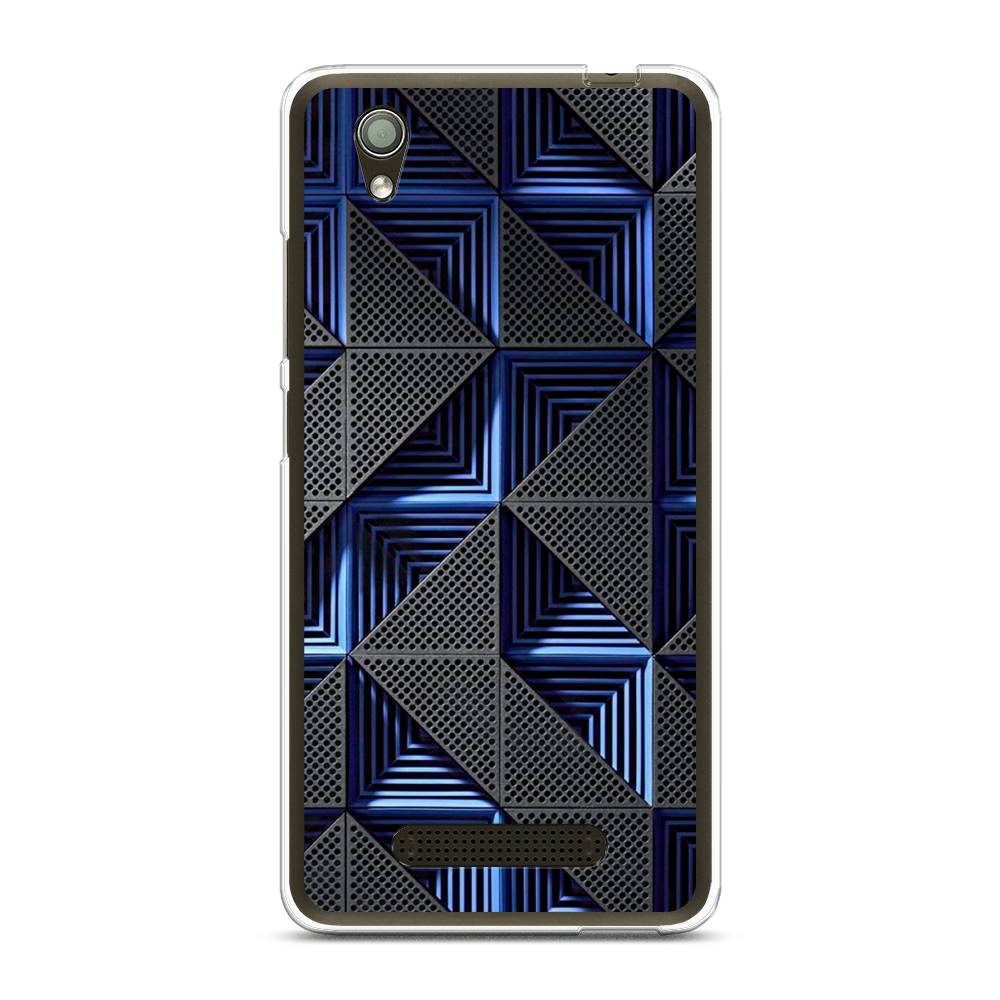 

Чехол на ZTE Blade X3 "IBM", Серый;синий, 130650-3
