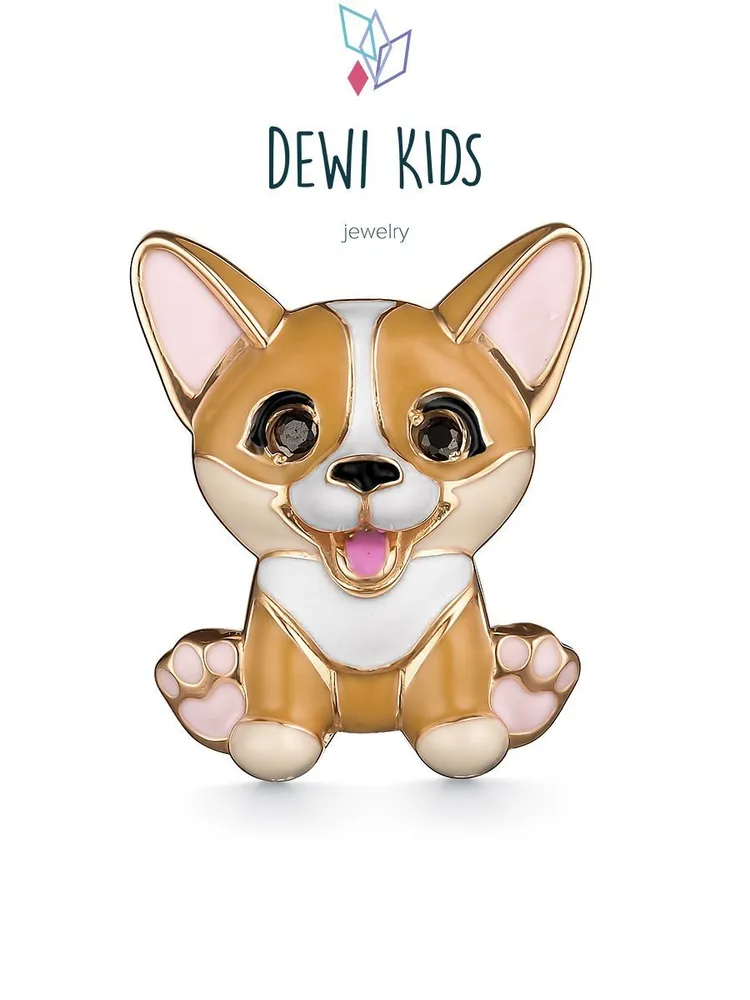 Брошь из серебра DEWI KIDS 901082200 фианит 3325₽