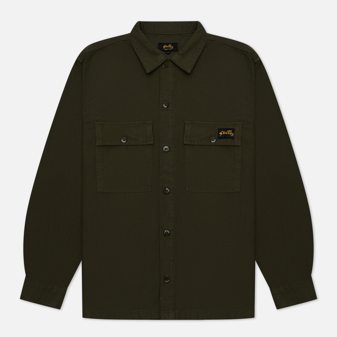 Мужская рубашка Stan Ray CPO оливковый, Размер S