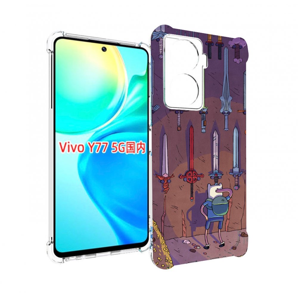 Чехол MyPads фин ищет меч для Vivo Y77 5G