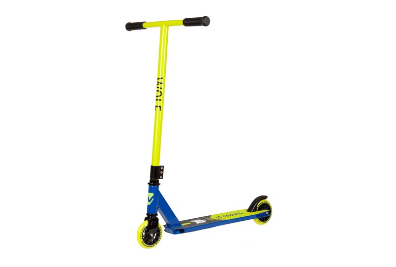 

Трюковый самокат NOVATRACK WOLF 70,черно-синий