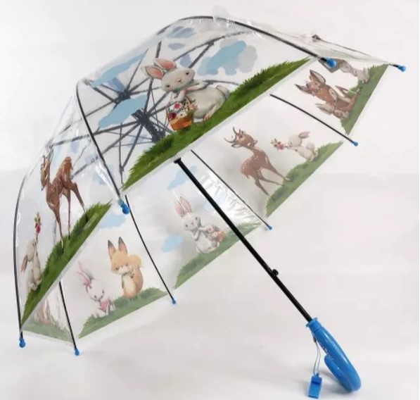 

Детский зонтик-трость GALAXY полуавтомат складной С-538 голубой, полуавтомат складной С-538