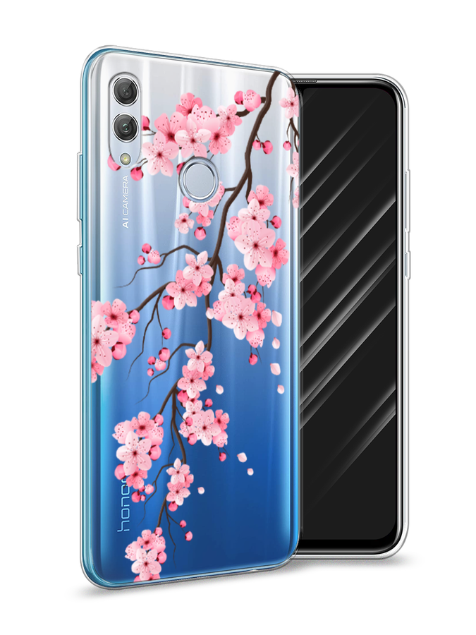 

Чехол Awog на Huawei P Smart 2019 "Розовая сакура", Розовый;коричневый, 67250-8