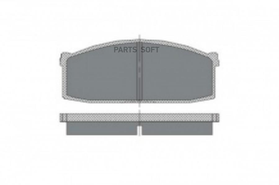 

Тормозные колодки SCT дисковые SP112