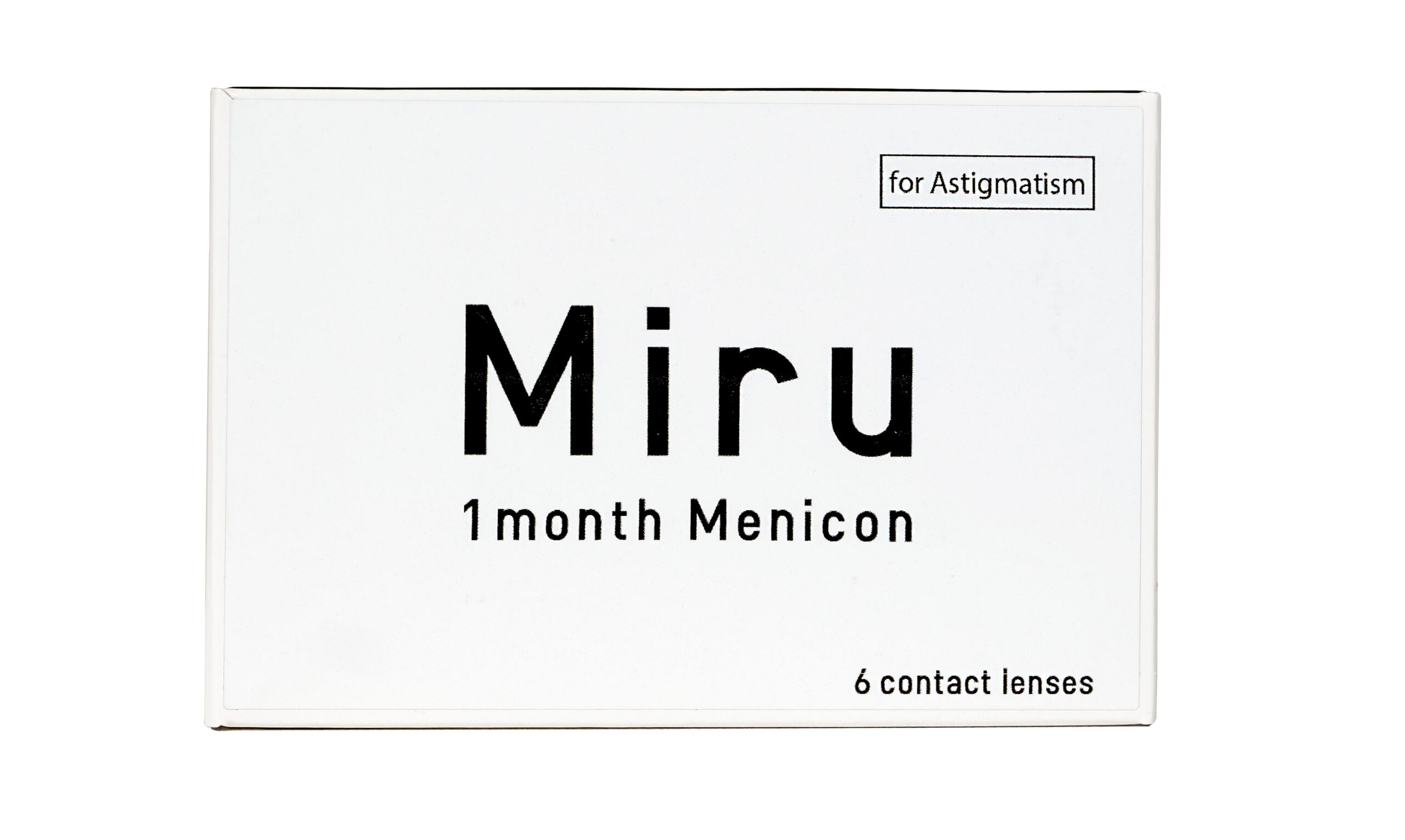 Астигматические линзы MIRU 1 Month for Astigmatism 6 линз SPH -1.50 Cyl -1.25 AXIS 30