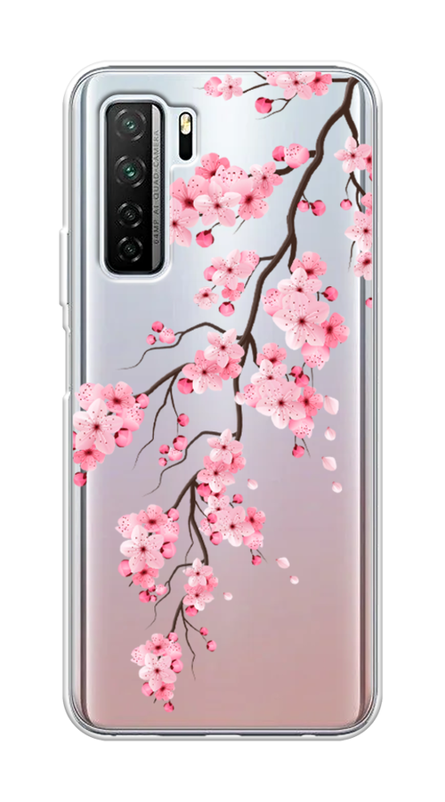 

Чехол Awog на Huawei P40 lite 5G "Розовая сакура", Розовый;коричневый, 6103050-8