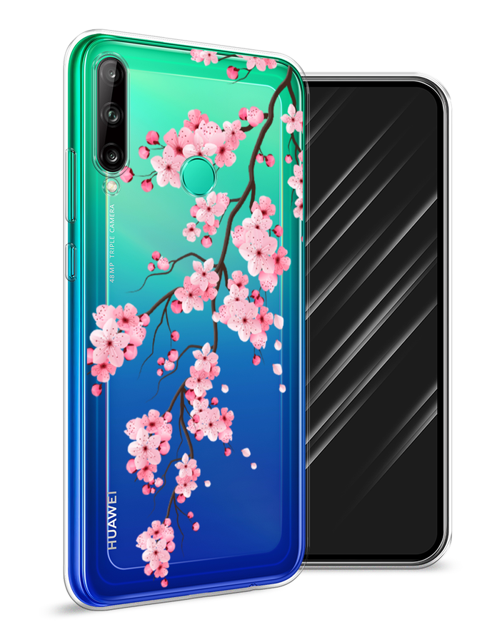 

Чехол Awog на Huawei P40 lite E "Розовая сакура", Розовый;коричневый, 612450-8