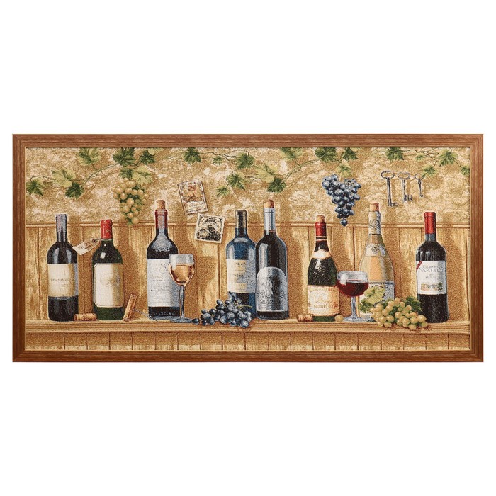 

Гобеленовая картина "Винное ассорти" 50*100 см
