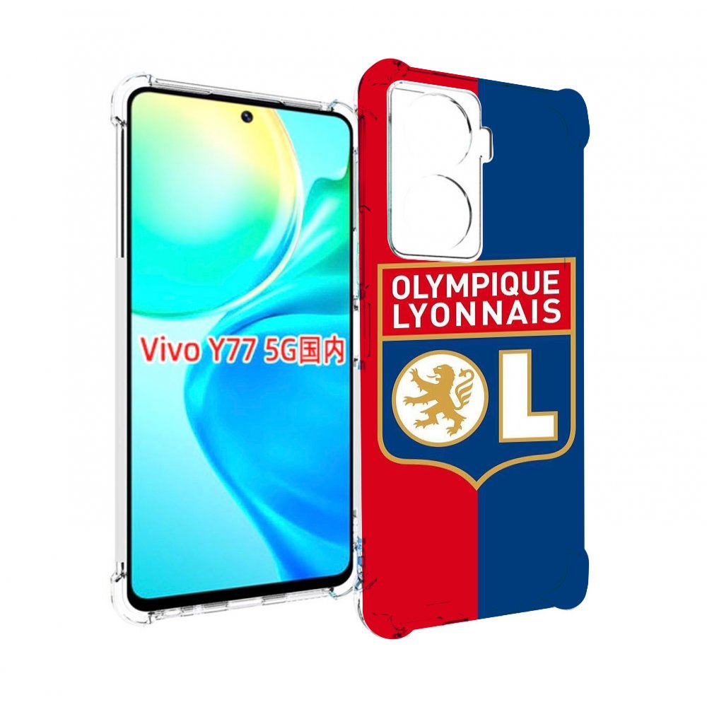 

Чехол MyPads фк лион эмблема для Vivo Y77 5G, Прозрачный, Tocco