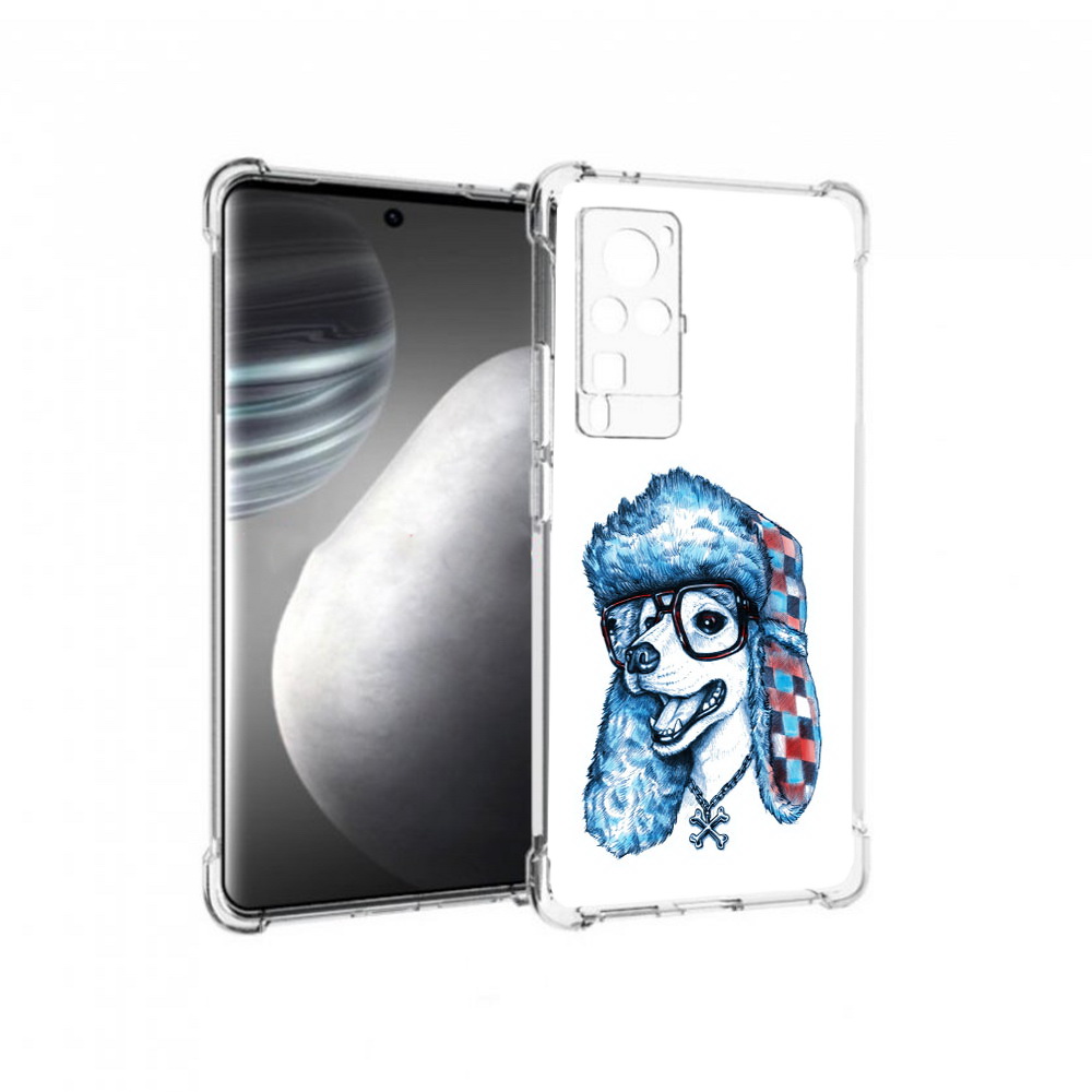 

Чехол MyPads Tocco для Vivo X60 pro зимний пес (PT226972.385.362), Прозрачный, Tocco