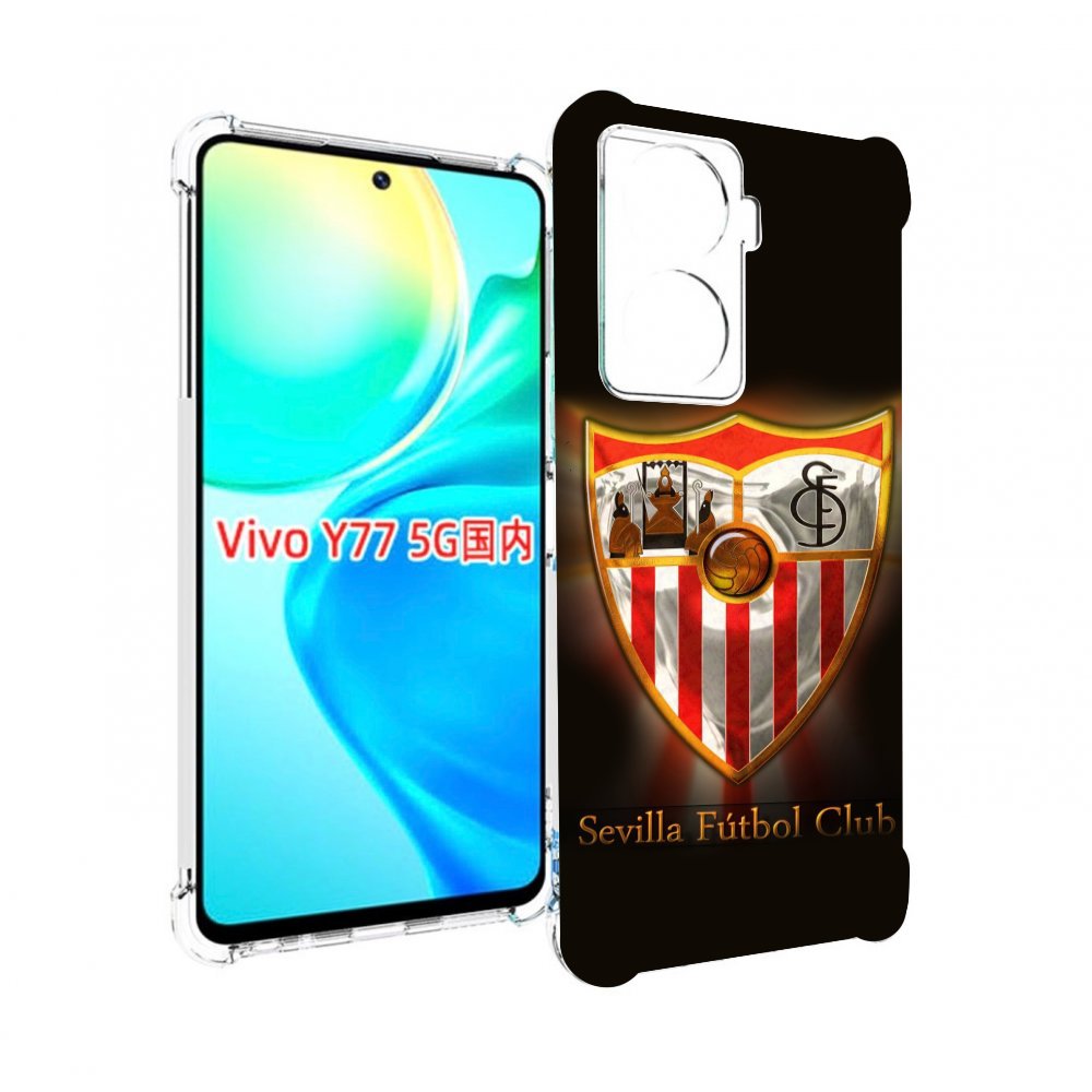 

Чехол MyPads фк севилья испания мужской для Vivo Y77 5G, Прозрачный, Tocco