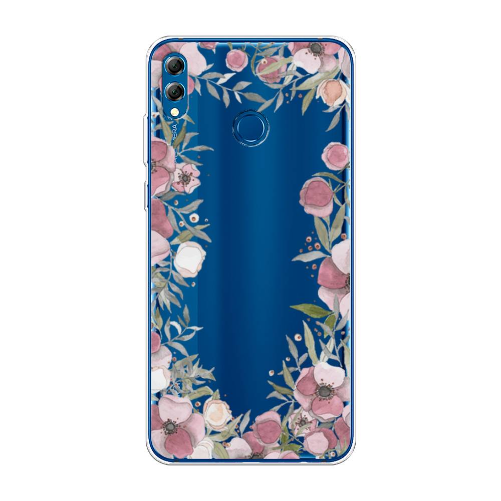 

Чехол Awog на Honor 8X Max "Розовая цветочная рамка", Розовый;зеленый, 66550-8