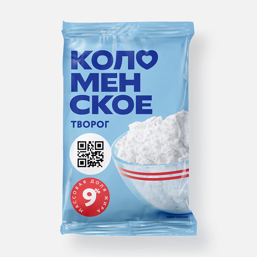 

Творог Коломенское, 9%, 200 г