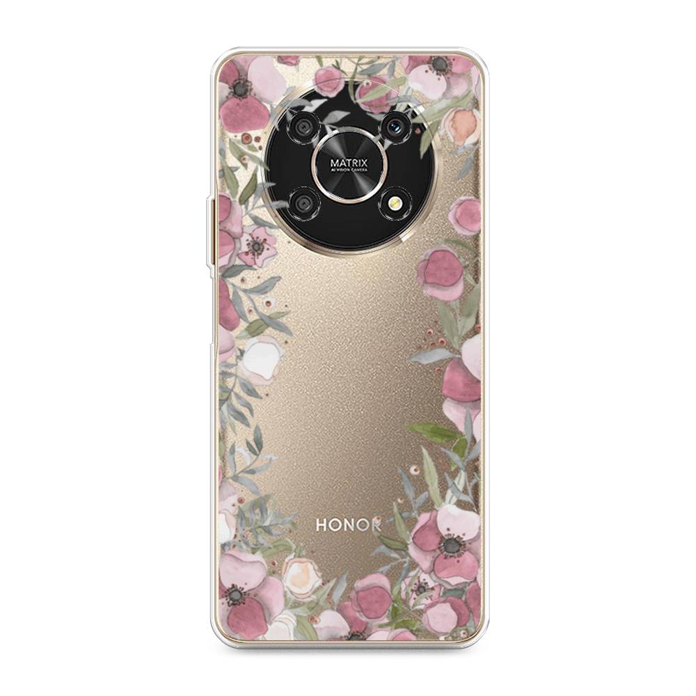 

Чехол Awog "Розовая цветочная рамка" для Honor x30