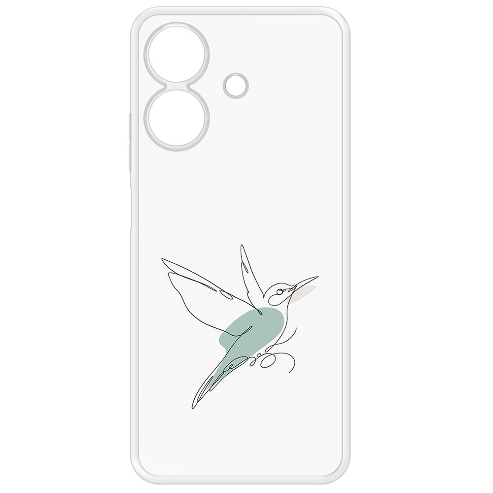 

Чехол-накладка Krutoff Clear Case Легкость для Realme Note 60X, Прозрачный