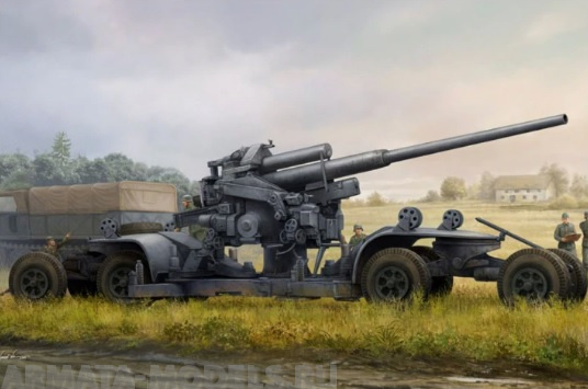 

84545HB Артиллерийское орудие German 12.8cm FLAK 40