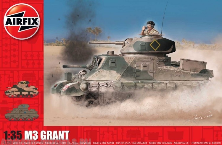 

A1370 Сборная модель танка M3 Lee Grant