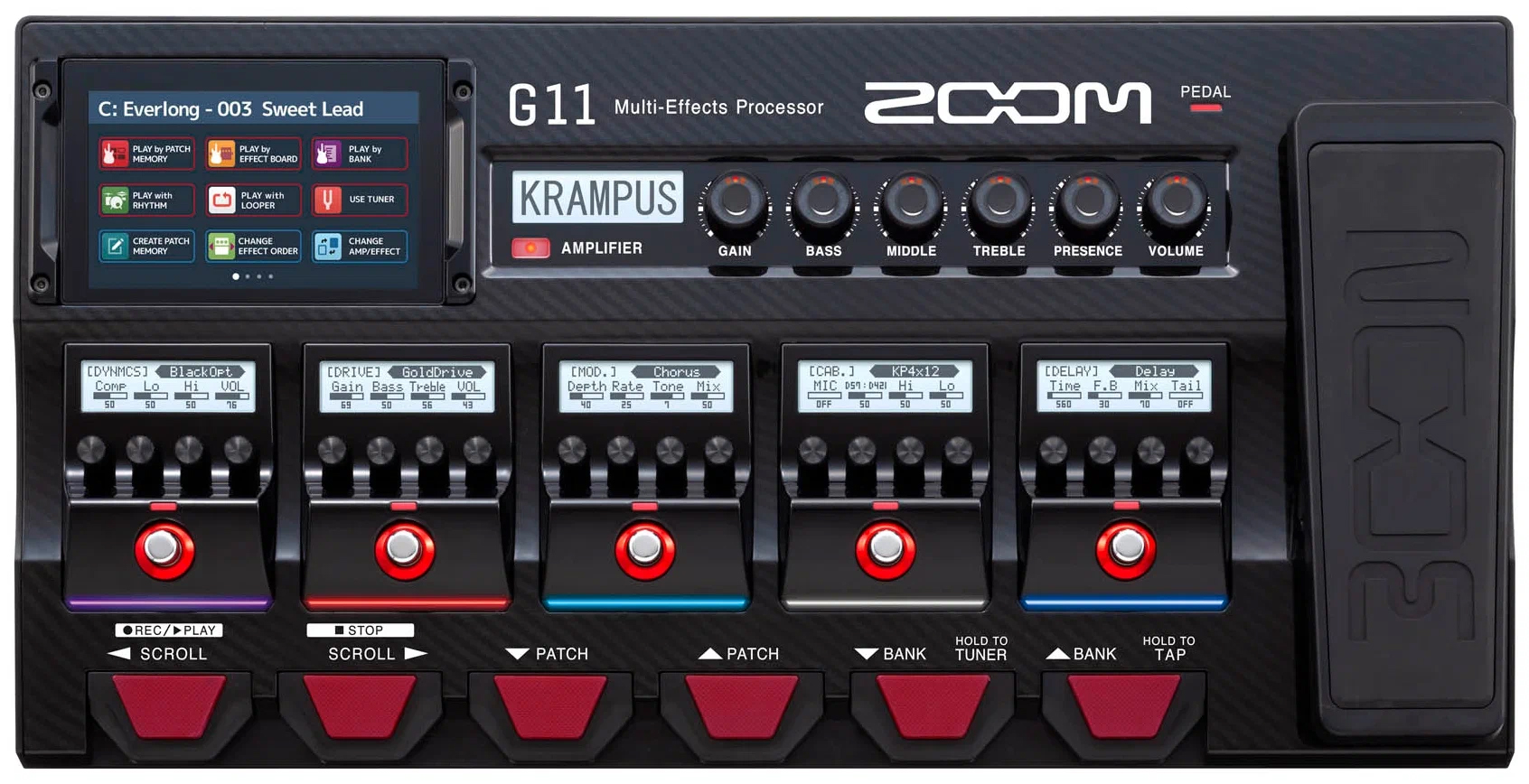 Zoom G11 Гитарный процессор мультиэффектов