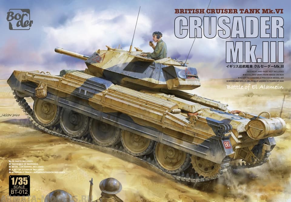 

BT012 British cruiser tank, crusader MKIII