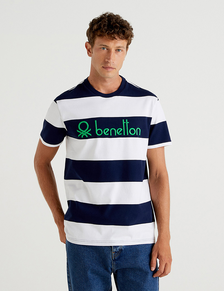 

Футболка мужская United Colors of Benetton 21A_3ECCJ1AJ5 разноцветная L
