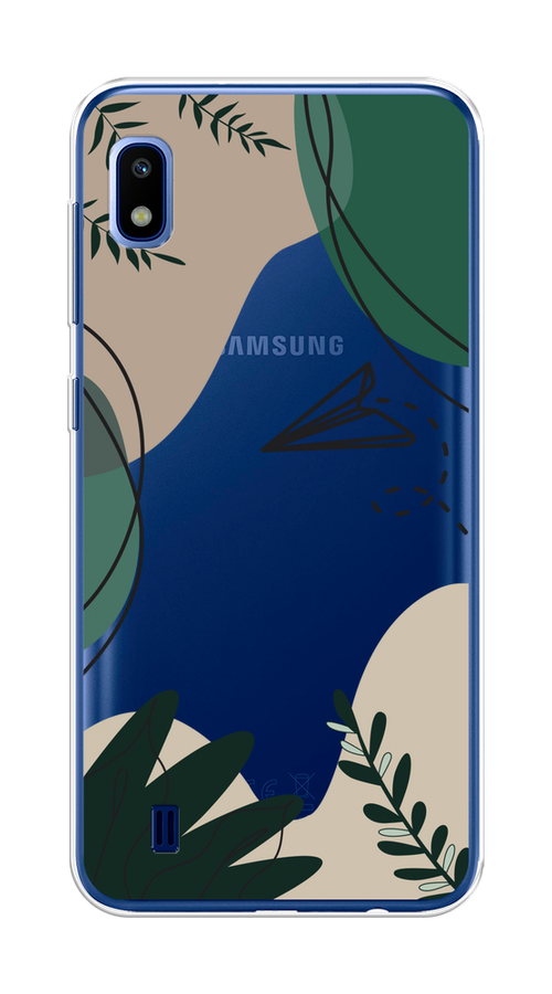 

Чехол на Samsung Galaxy A10 "Secret Garden", Зеленый;бежевый;черный, 27950-1