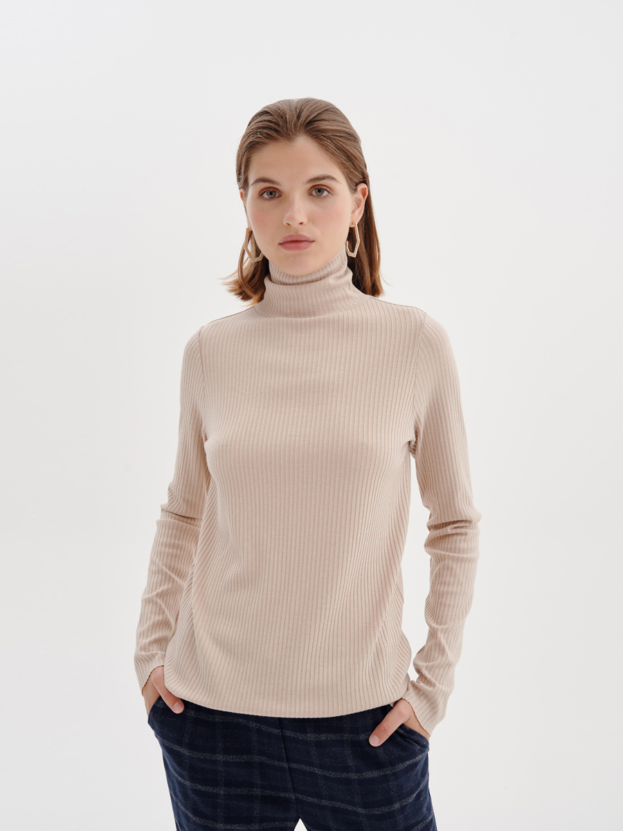 

Водолазка женская 1001dress BF00047 бежевая 50 RU, BF00047