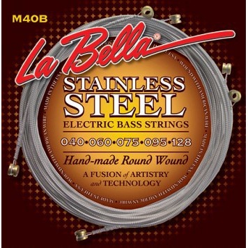 

Струны для 5-струнной бас-гитары LA BELLA M40-B Hard Rockin Steel Extra Lights, M40-B Hard Rockin Steel Extra Lights