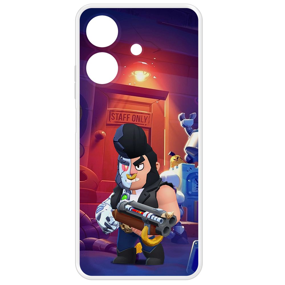 

Чехол-накладка Krutoff Clear Case Brawl Stars-Б-800 для Realme Note 60X, Прозрачный