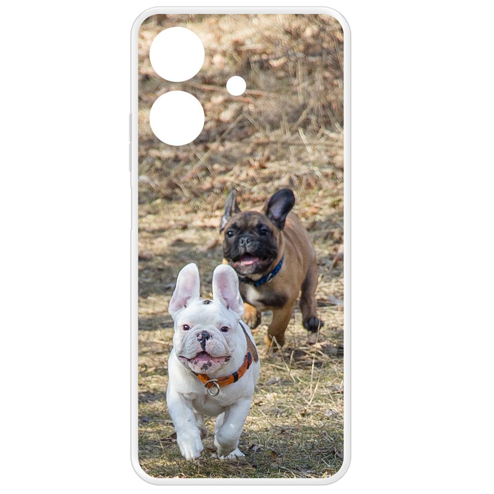 

Чехол-накладка Krutoff Clear Case Догонялки для Realme Note 60X, Прозрачный