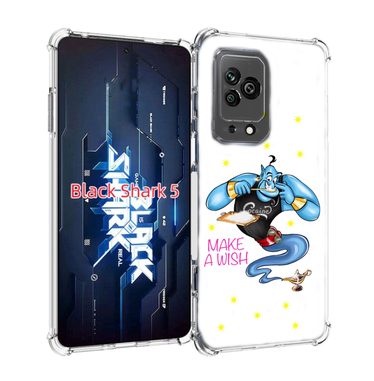 

Чехол MyPads Делай-магию для Xiaomi Black Shark 5, Прозрачный, Tocco