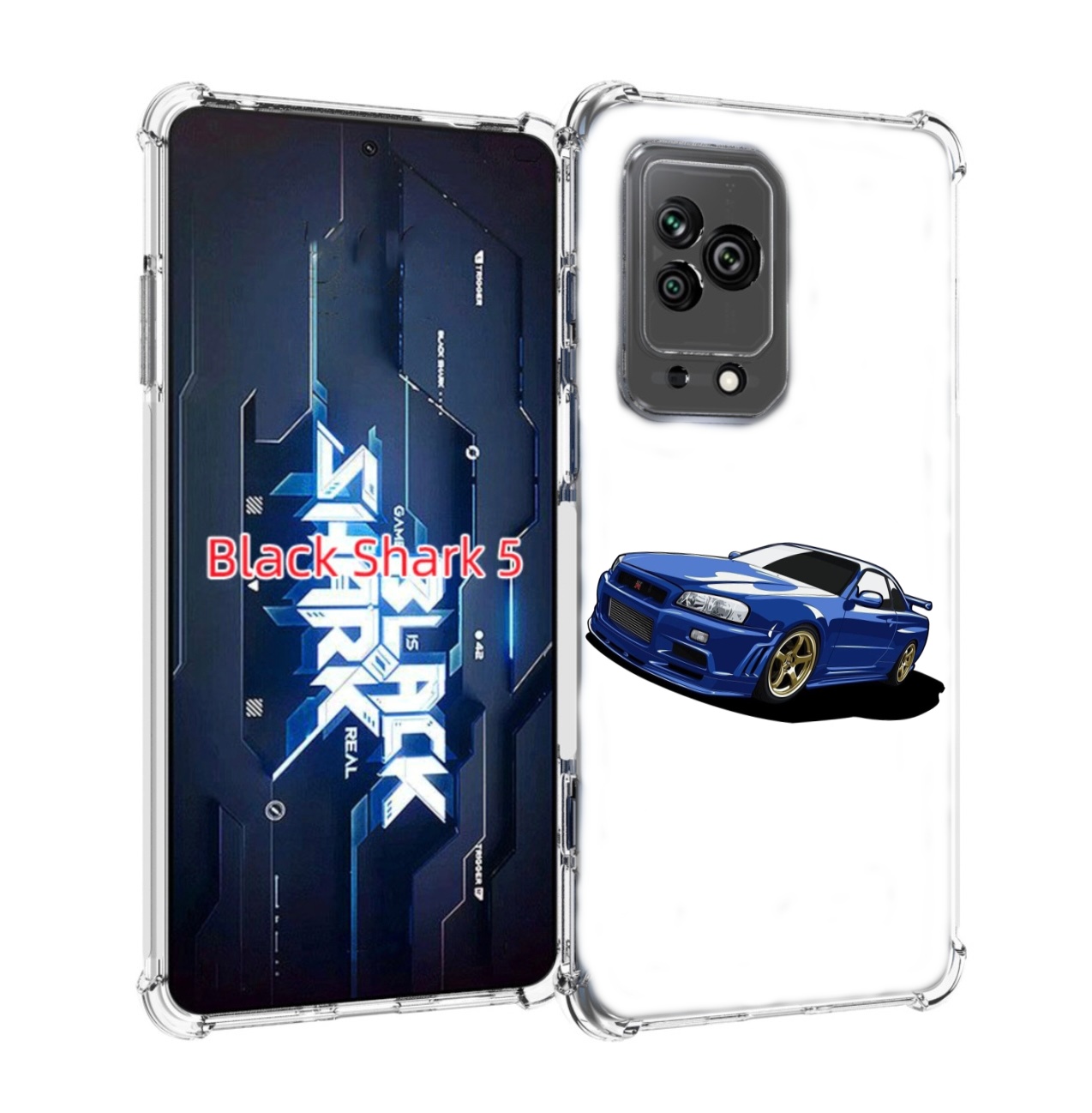 

Чехол MyPads Джитиэр для Xiaomi Black Shark 5, Прозрачный, Tocco