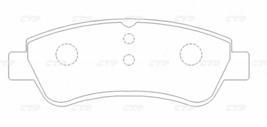 

Колодки тормозные дисковые CITROEN C4 03-/PEUGEOT 307/PARTNER 1.4/1.6 -ESP передние (стары