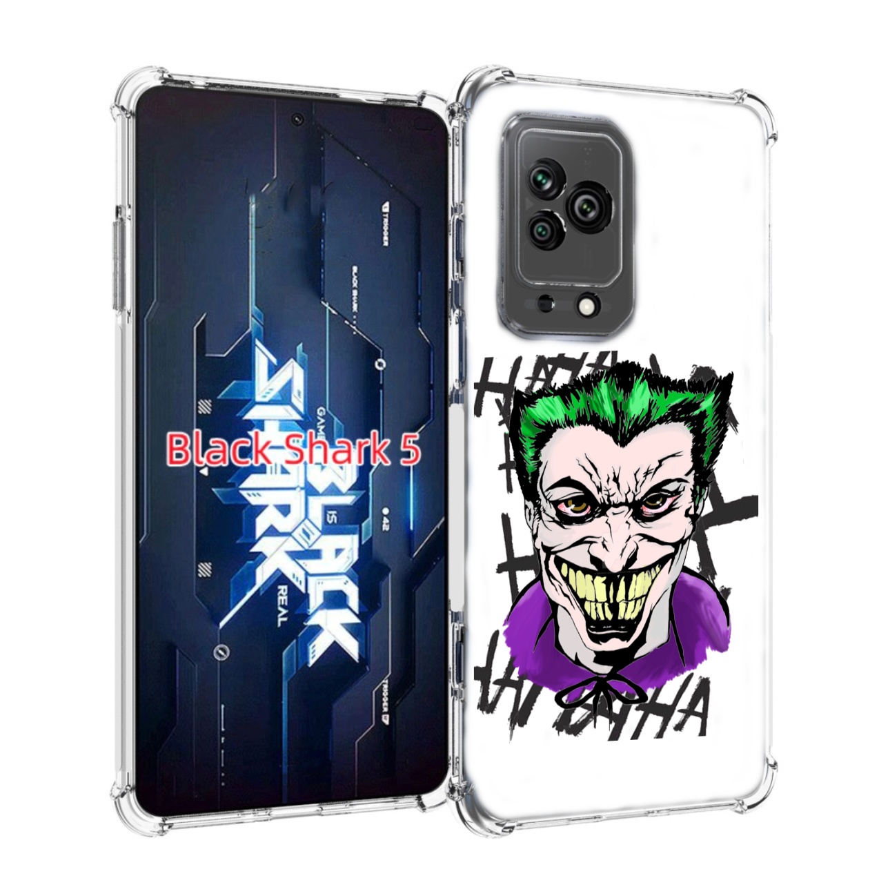 

Чехол MyPads Джокер-крейзи для Xiaomi Black Shark 5, Прозрачный, Tocco