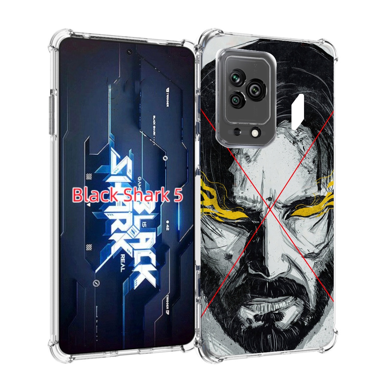 

Чехол MyPads Джон-Уик для Xiaomi Black Shark 5, Прозрачный, Tocco