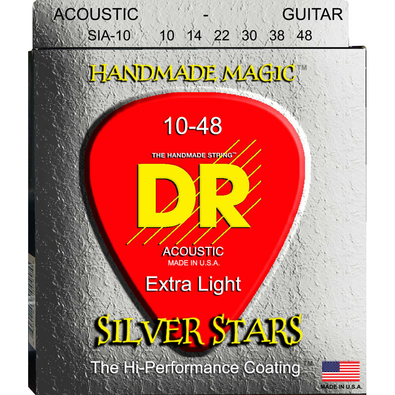 

Струны для акустической гитары DR String SIA-10, SIA-10