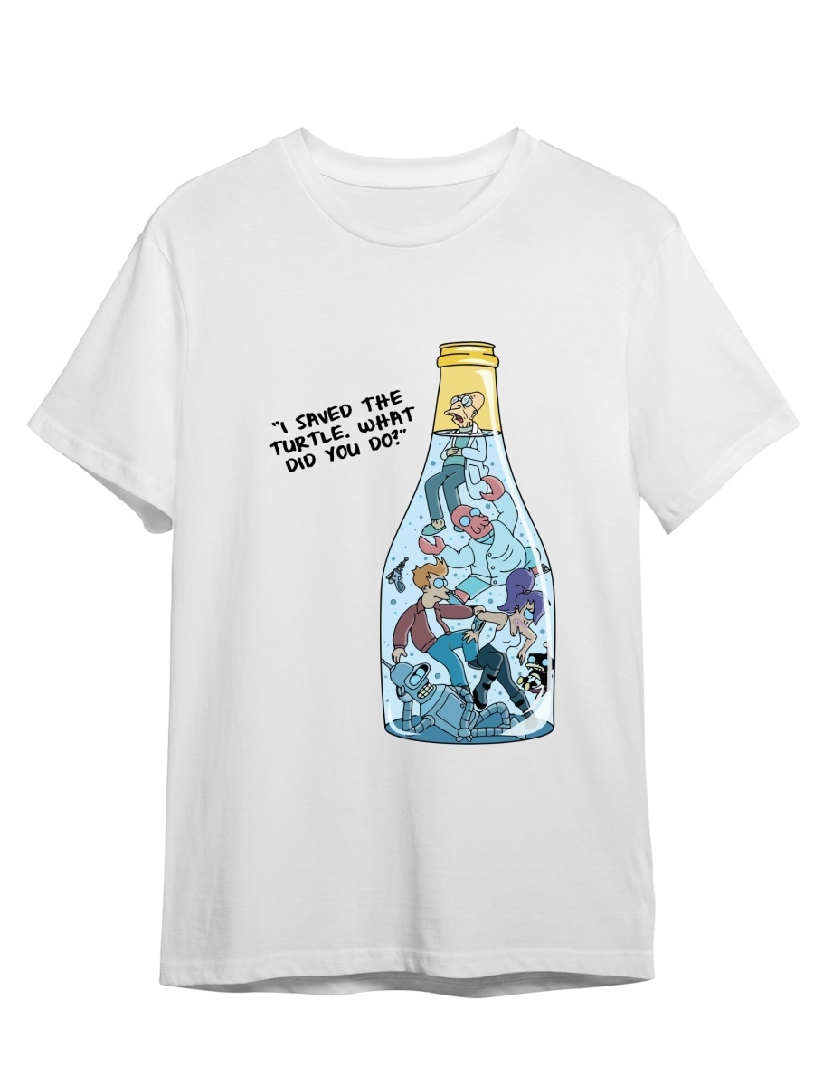 

Футболка унисекс СувенирShop Futurama/Футурама 29 белая S (44-46), Белый, "Futurama/Футурама" 29