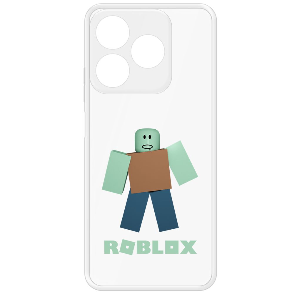 

Чехол-накладка Krutoff Clear Case Roblox-Зомби для Realme C61, Прозрачный
