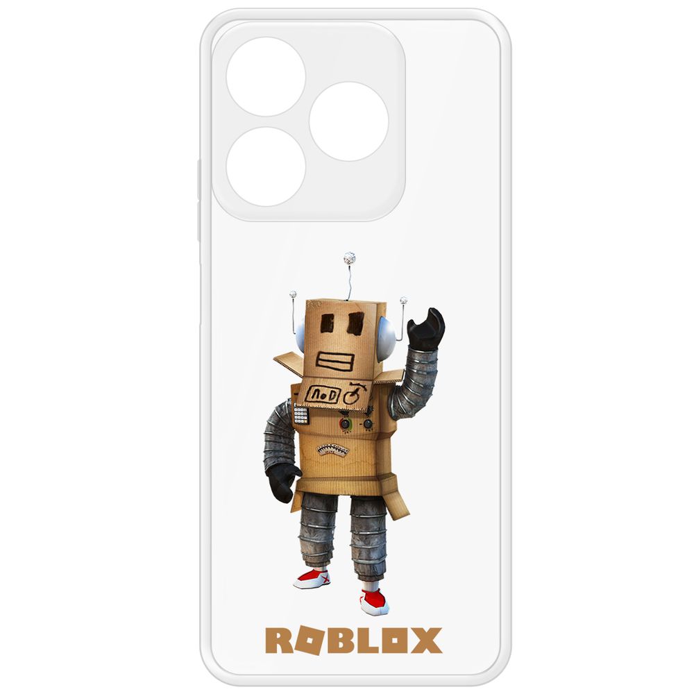 

Чехол-накладка Krutoff Clear Case Roblox-Мистер Робот для Realme C61, Прозрачный