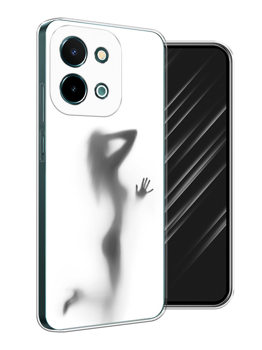 

Чехол Awog на Vivo Y28 4G "Стекло в душе", Белый;серый;черный, 2611650-1